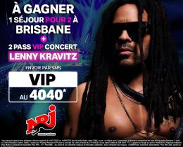 Gagne un voyage à Brisbane et deux places VIP pour le concert de Lenny Kravitz