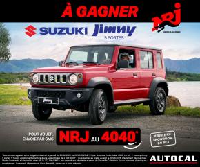 Gagne une Suzuki Jimny 4x4 avec NRJ – Le grand jeu est de retour !