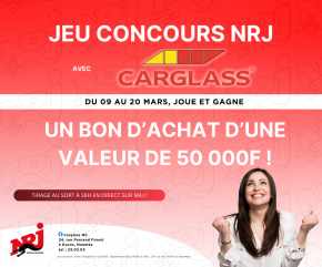 Jeu Concours avec Carglass Nouvelle-Calédonie