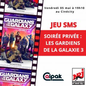 NRJ  t’invite à la séance privée « Les gardiens de la Galaxy 3 »