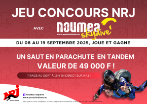 Jeu Concours avec Nouméa Skydive